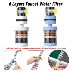 6 Layers Faucet Water Filter =3 Pis
